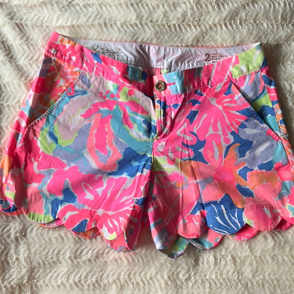 Womens Lilly Pulitzer Buttercup Shorts